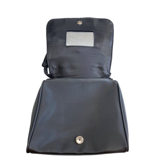 Avon Black Nylon Handbag With Adjustable Handle & Interior Mirror - Picture 3 of 5